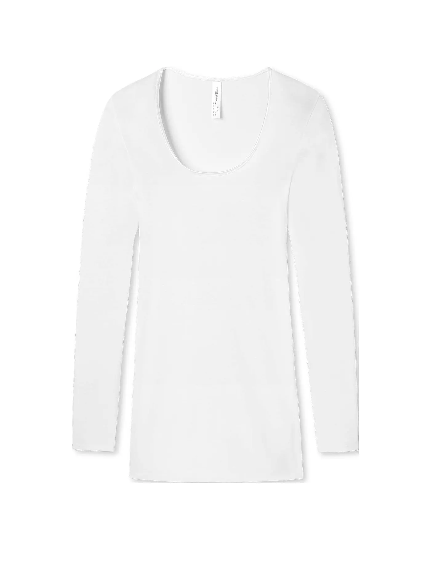 SCHIESSER | Langarmshirt "Luxury" (Weiss) | 